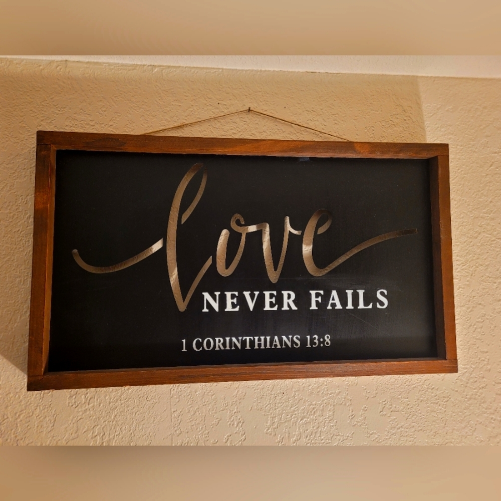 LOVE Scripture Wall hanging